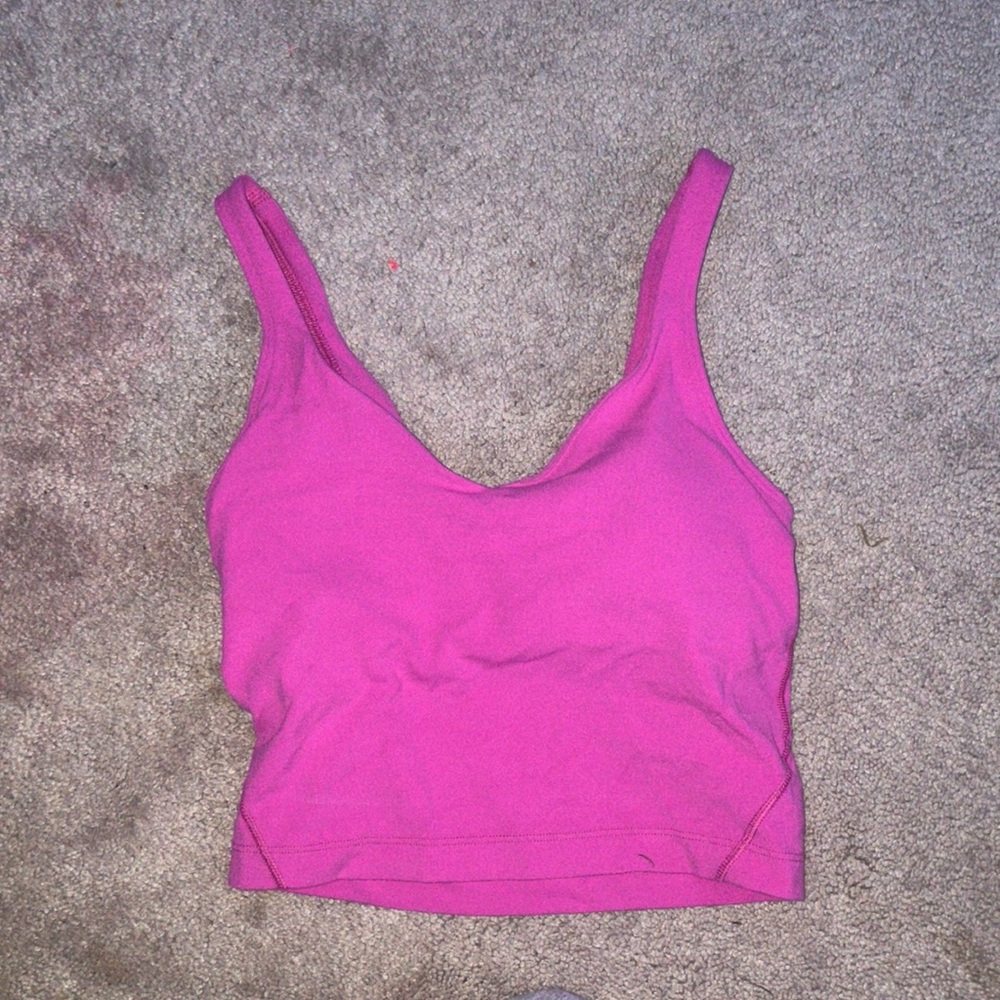Lululemon Vibrant Hot Pink Tank Top